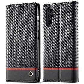 Skalo Samsung A26 5G LC.IMEEKE Carbon Fiber Plånboksfodral
