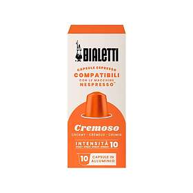 Bialetti Cremoso Nespresso-kompatibla kaffekapslar 10 st.