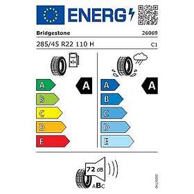 Bridgestone Turanza 6 285/45 R22 110H