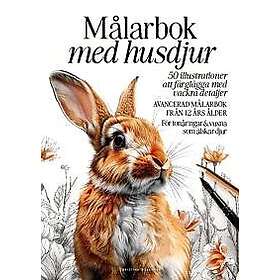 Målarbok med husdjur : 50 detaljerade illustrationer för djurälskare