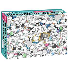 Hippos Go Berserk!: 1000-Piece Puzzle