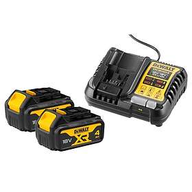 Dewalt Batteri DCB1104M2-QW; 18 V; 2x4,0 Ah; Li-ion
