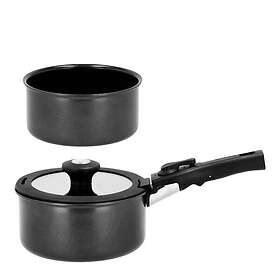 HOLM Grytset avtagbart handtag 1,1l och 2,4l alu/ker