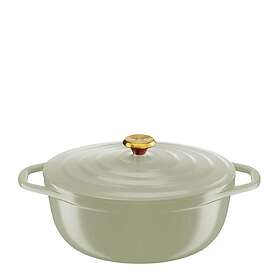 Tefal Air Soft Light Stock Pot Oval 5,7L 30x23cm linjegrønn