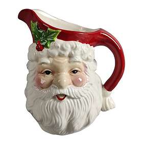 Holmen Santa karaff jultomte 23 cm röd/vit