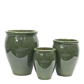 Gus Design Blanka blomkruka 25/32/40 cm 3-pack irish green