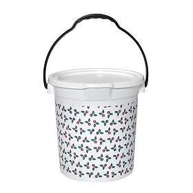 Marjukka Hink med lock 10l Vit