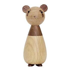Andersen Object Miss Panda 15 cm ek/valnöt