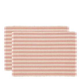 Södahl Statement Stripe Bordstablett 33x48cm 2-pack Rosa