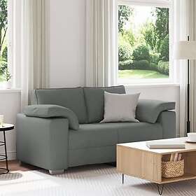 vidaXL Soffa Loveseat Mörkgrå 120 cm Tyg 4105218