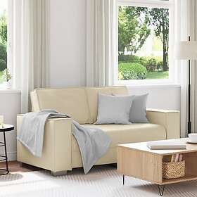 vidaXL Bäddsoffa i Grädde 120 cm i konstläder 4105046