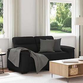 vidaXL 2-sitssoffa svart 120 cm tyg 4105299