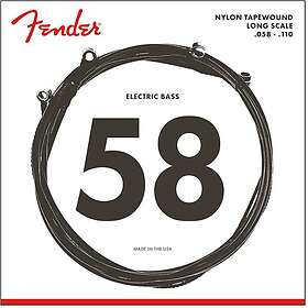 Fender 9120 Nylon Tapewound Bass Strings 058-110