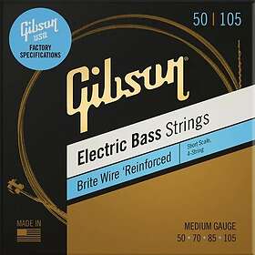 Gibson Short Scale Brite Wire Bass Strings Roundwound Medium