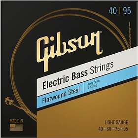 Gibson Long Scale Flatwound Bass Strings Light