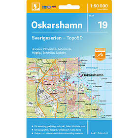 Kartförlaget 19 Oskarshamn Sverigeserien Topo50