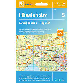 Kartförlaget 5 Hässleholm Sverigeserien Topo50