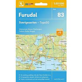 Kartförlaget 83 Furudal Sverigeserien Topo50