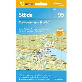 Kartförlaget 95 Stöde Sverigeserien Topo50