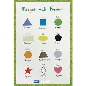 Ny värld förlag Poster: Färger och former