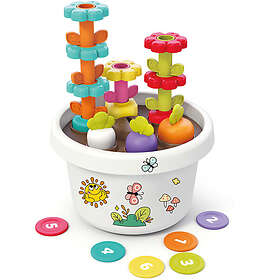 Kinder and Kids Montessorilek Kreativ Kruka med Växter och Klistermärken