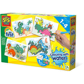 SES Creative Målarset Mitt Första Måla med Vatten, Dinosaur
