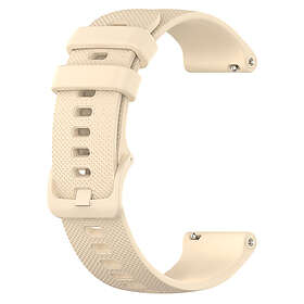Tiera beige silikonarmband 20 mm
