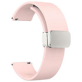 Tiera silikonarmband med magnetlås rosa 20 mm