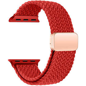 Tiera Apple Watch flätat textilarmband röd 38/40/41MM