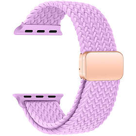 Tiera Apple Watch flätat textilarmband lila 42/44/45/49mm