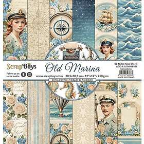 ScrapBoys Paper Pad 12x12 Old Marina
