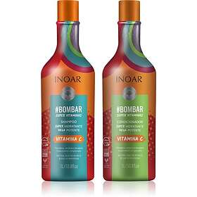 Inoar #Bombar Super Line Vitaminas Set för hår Med vitamin C 2x1000ml