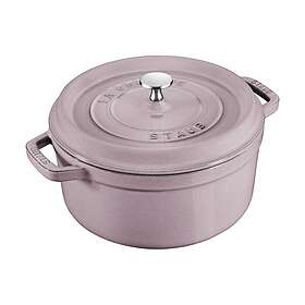 Staub La Cocotte rund gryta gjutjärn 5,2l Cherry Blossom