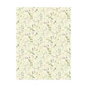 Arvidssons Textil Blomsteryra tyg Gul
