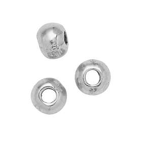 Panduro Hobby Mellandel rund silver 100 st.