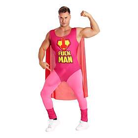 Superhjälte Fuckman Maskeraddräkt Large