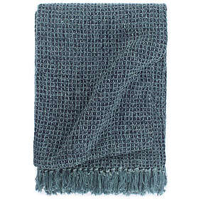 vidaXL Filt bomull 160x210 cm indigo