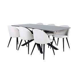 Venture Home Matgrupp Piazza med stolarna Velvet