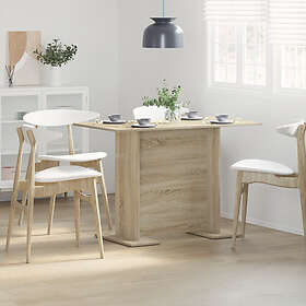 vidaXL Matbord Sonoma Eklaminat 110x60x75 cm Konstruerat trä