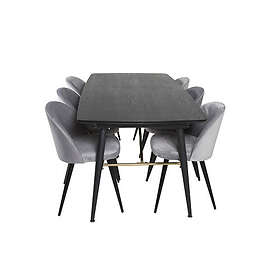 Venture Home Matgrupp Gold med stolarna Velvet