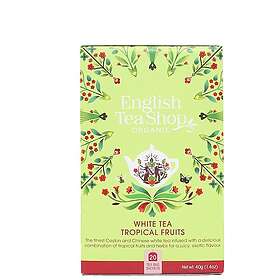 English Tea Shop Vitt Te Tropiska Frukter 20 st