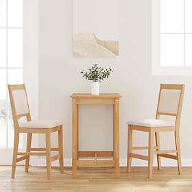 vidaXL Barstolar med kuddar 2st