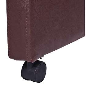 vidaXL Chaises de salle à manger 2 pcs cuir synthétique marron