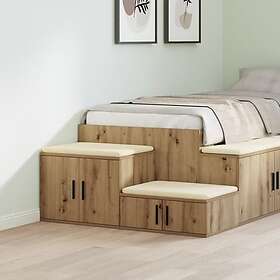 vidaXL Förvaringsskåp Artisan Ek 103x41x40 cm Konstruerat trä