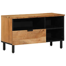 vidaXL TV-bänk 80x33,5x46 cm Massivt Akaciaträ