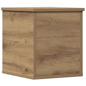 vidaXL Förvaringsbox Artisan Ek 30x35x35 cm Byggt av trä