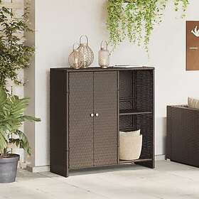 vidaXL Förvaringsskåp Brun 100x36x102 cm Rottning