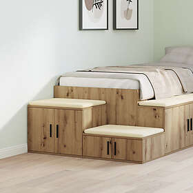 vidaXL Förvaringsskåp Artisan Ek 108x41x40 cm i konstruerat trä