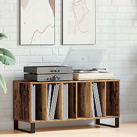 vidaXL Skåp för skivor Artisan Ek 100x38x48 cm Konstruerat trä