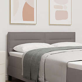 vidaXL Sänggavel Linje Design Taupe 160 cm Tyg